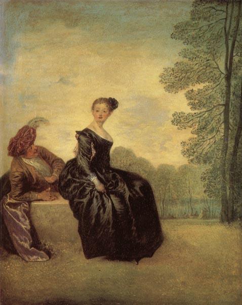 Jean-Antoine Watteau A Capricious Woman Germany oil painting art